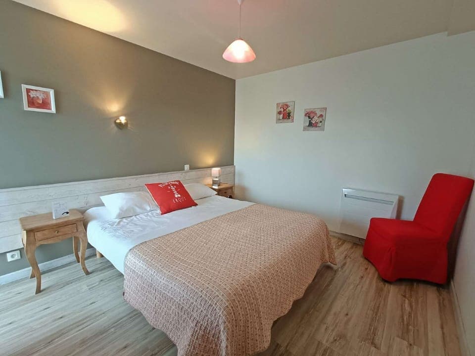 The parental bedroom on the ground floor