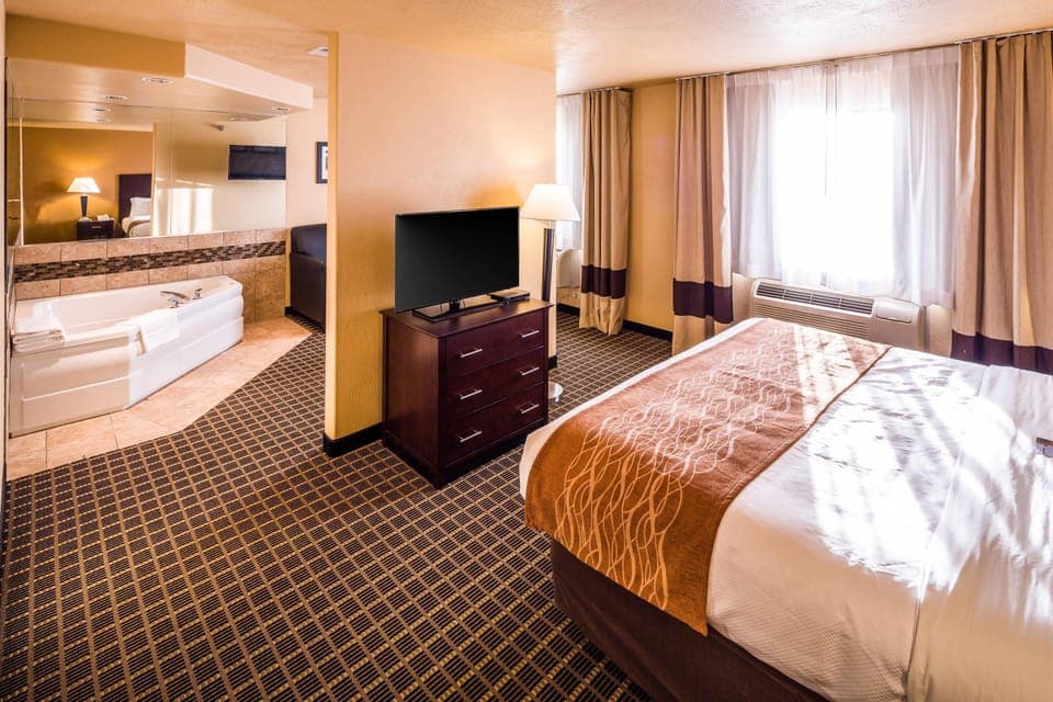 Suite, 1 King Bed with Sofa bed, Non Smoking | Premium bedding, in-room safe, desk, blackout drapes