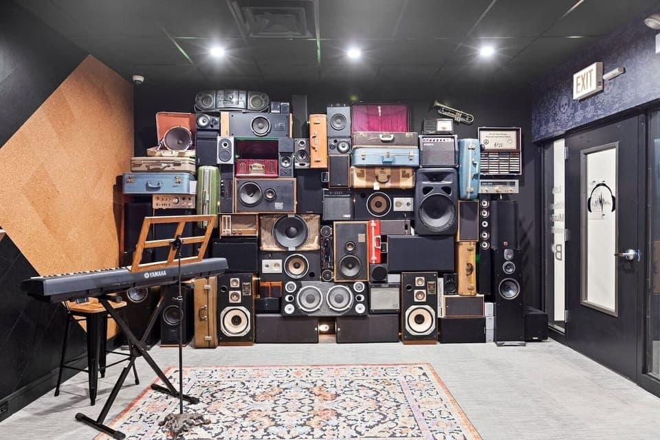 Music room on the 2nd floor