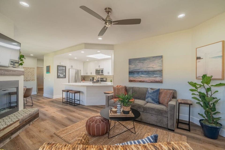 Living Room with Smart TV.