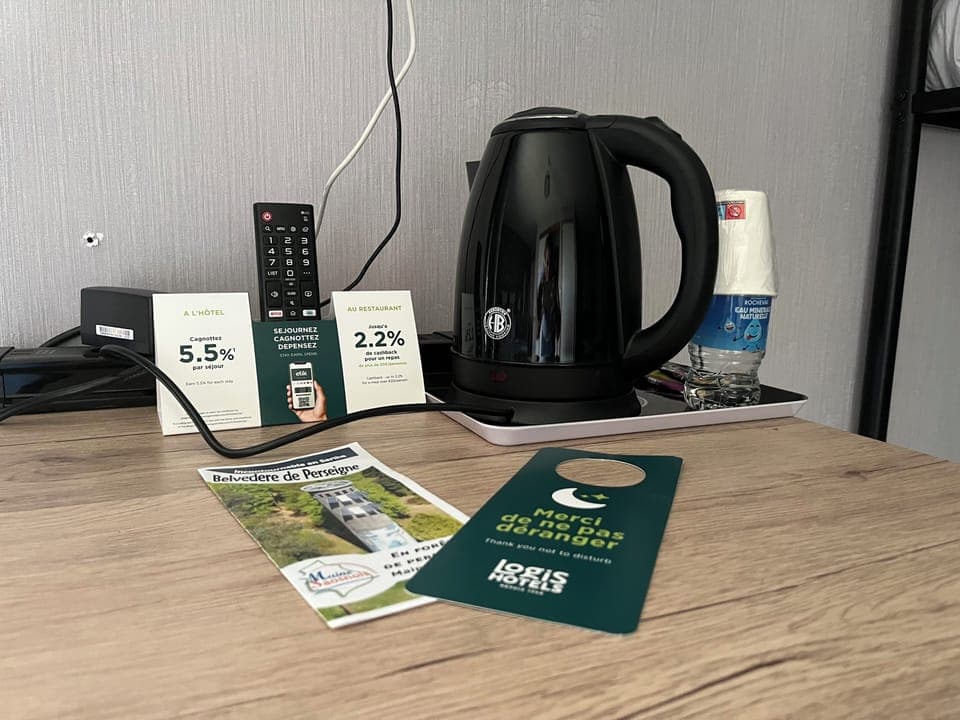 Individually decorated, individually furnished, desk, laptop workspace