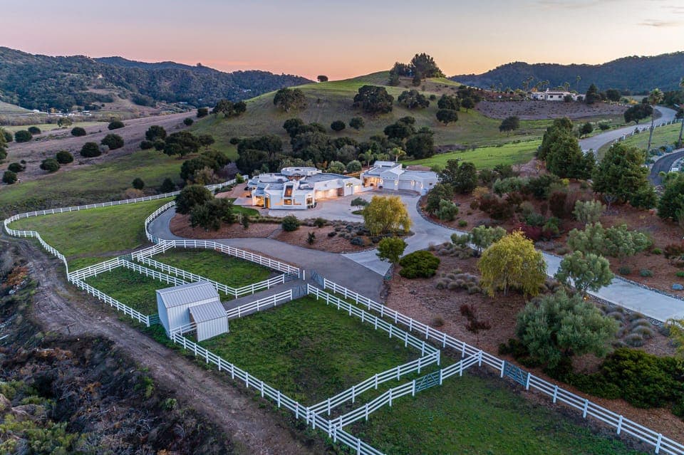 6559AV Exterior View - Horse stables. Big open space with no nearby neighbors. A fresh breath of country living on the Central Coast.
