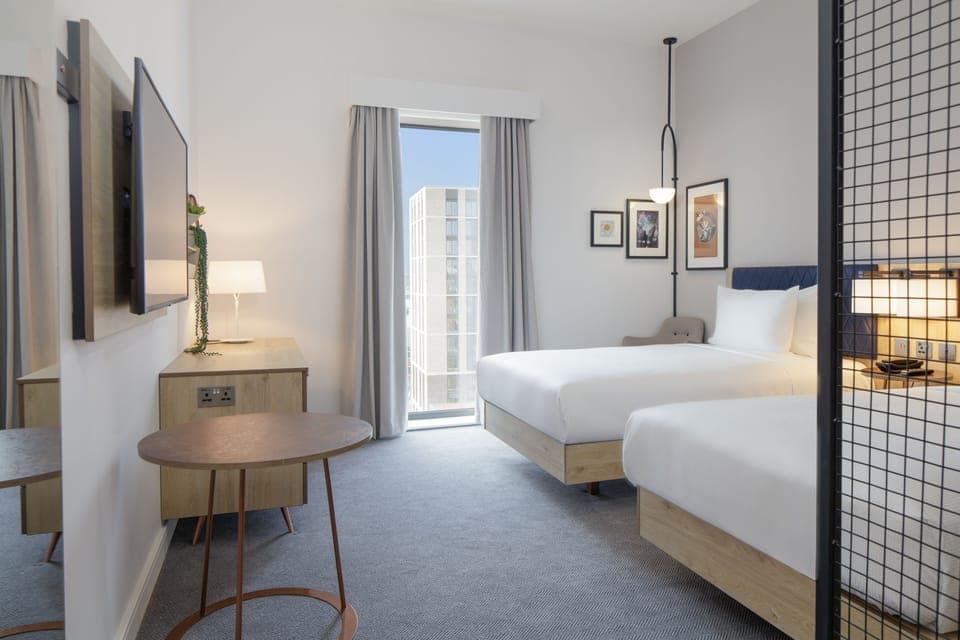 Premium bedding, in-room safe, individually furnished, laptop workspace