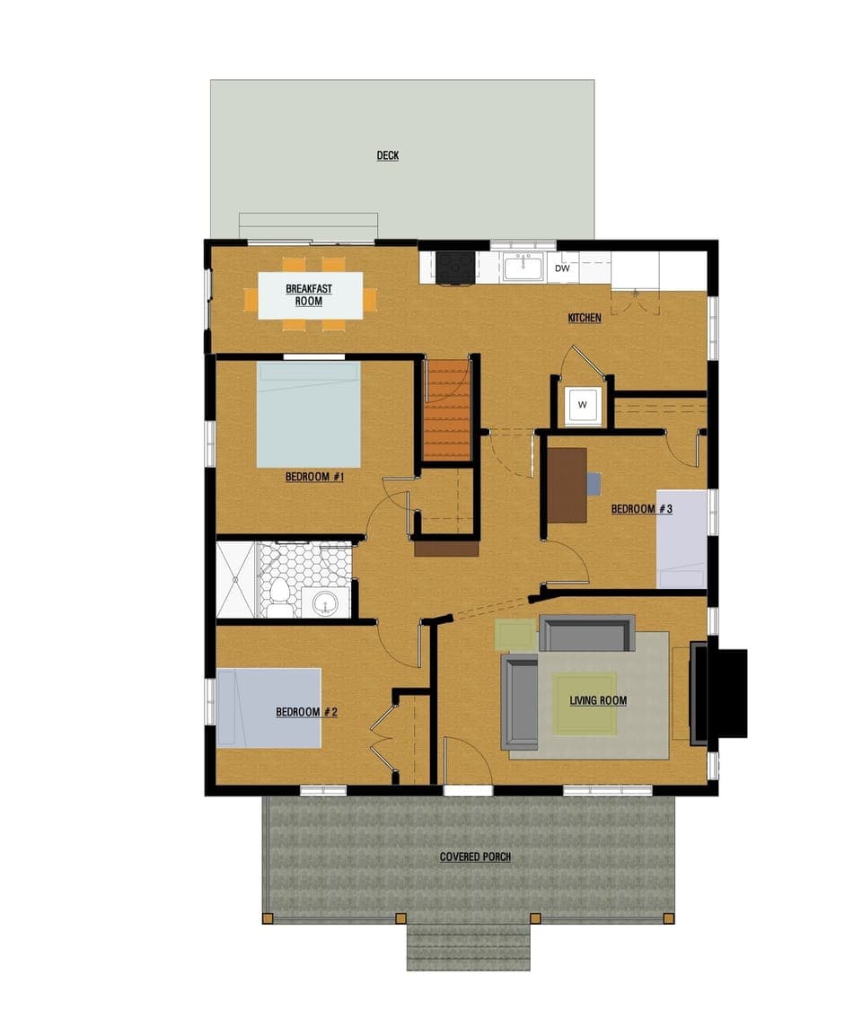 Floor plan. 