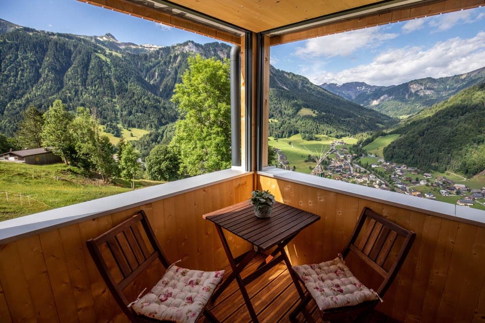 Apartment, 2 Bedrooms (Sunnseitn) | Balcony view