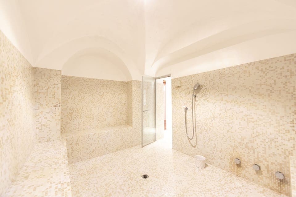 Sauna, hot tub, steam room