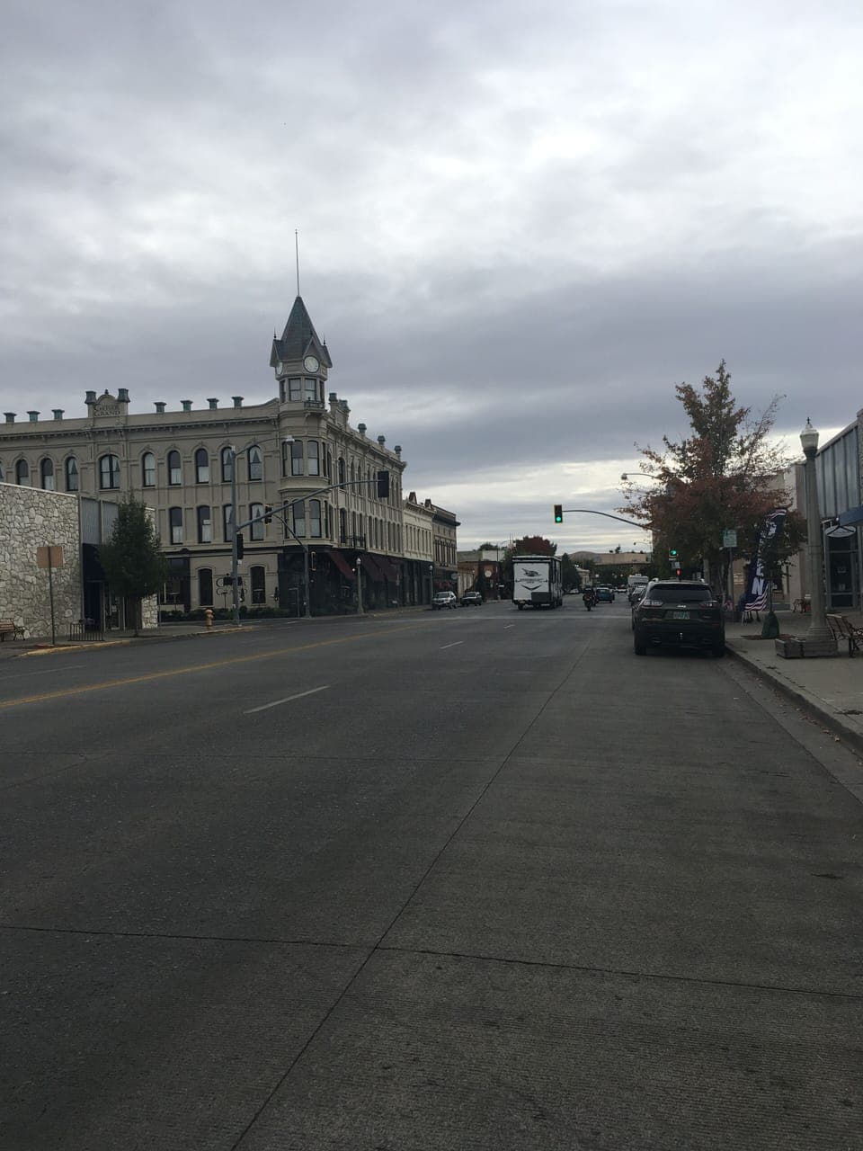 The Geiser Grand Hotel, five blocks away 