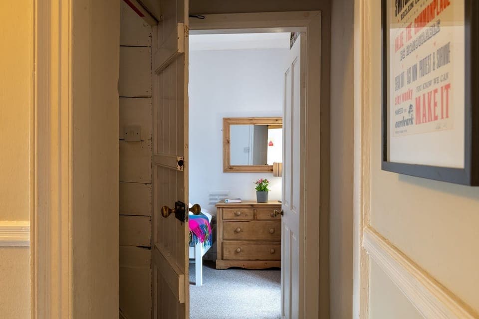 Ty Fferam Bailey Hallway and staircase to 2nd floor