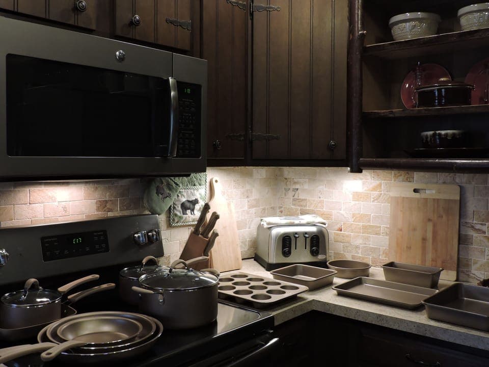 New pots and pans.