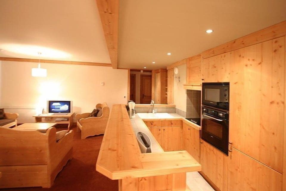 Prepare a meal in the equipped kitchenette.
