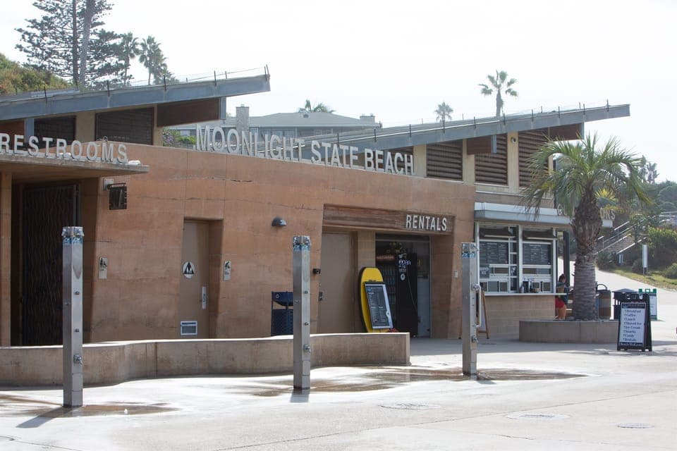 Moonlight Beach is super family friendly