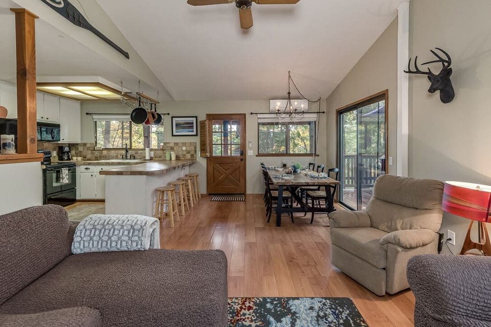 Don't miss a thing while cooking dinner The open concept keeps everyone together