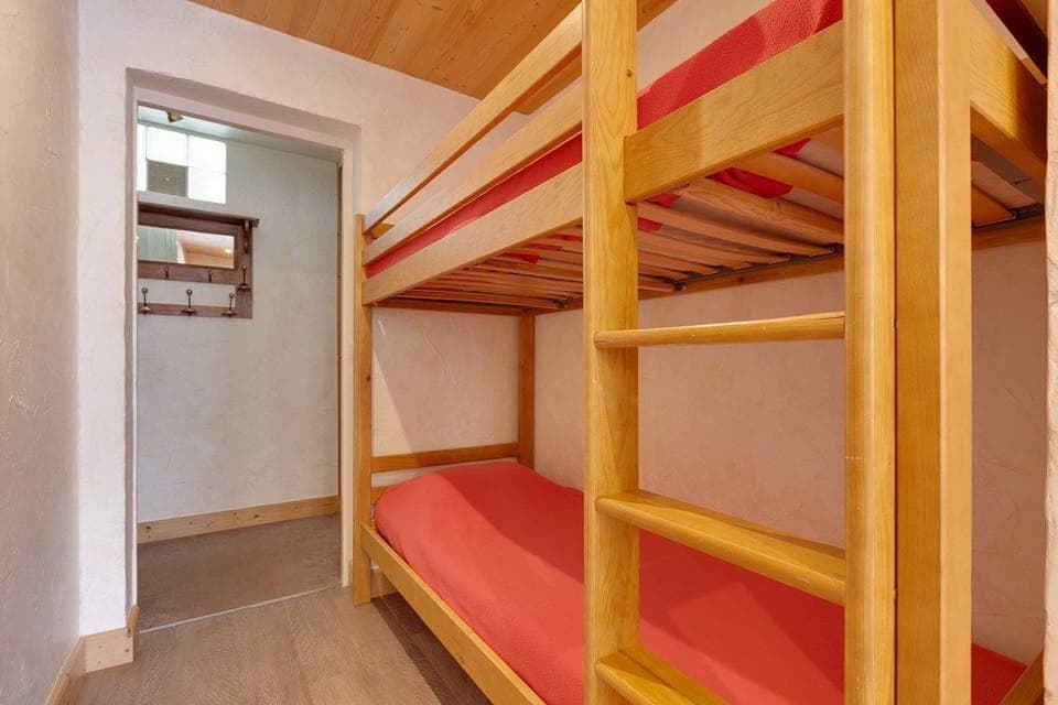 There’s lots of room for the kids in the bunk bed!