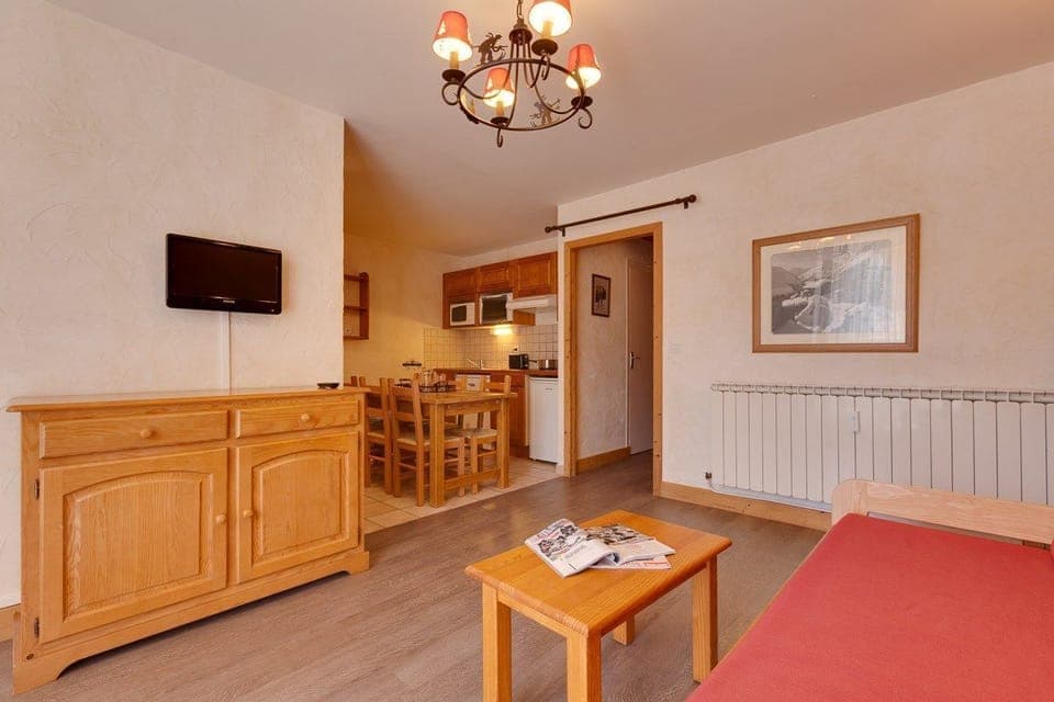 Relax and unwind in the cozy living room.