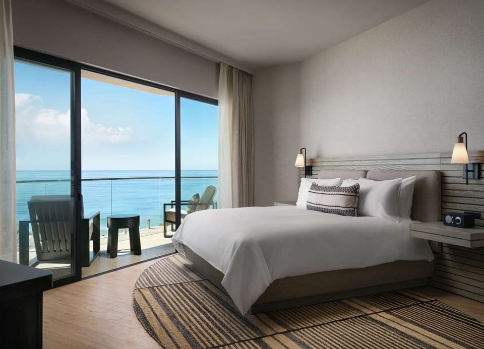 One Bedroom King Suite, Ocean View | Premium bedding, down comforters, pillowtop beds, in-room safe