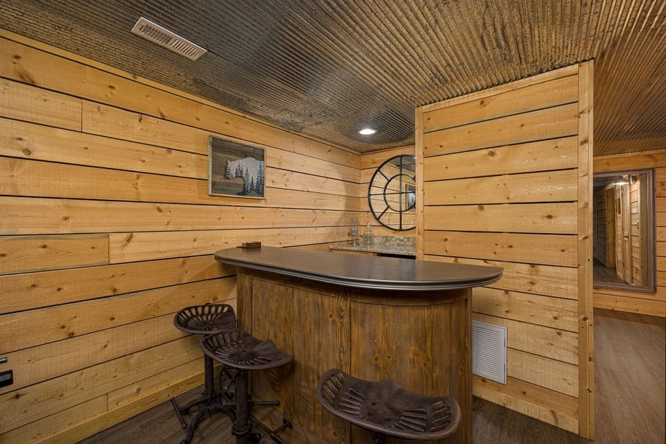 Enjoy the Bar Area in the Media Room