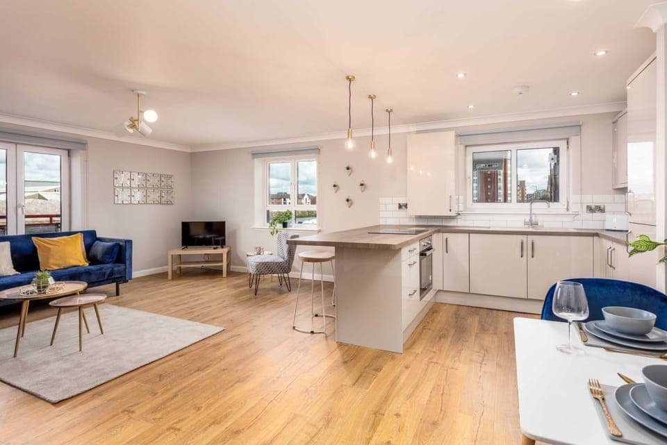 Kitchen and Living Area