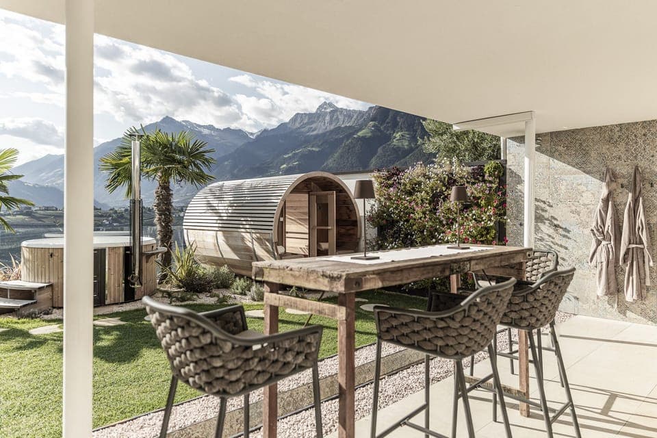 Terrasse und Garten 