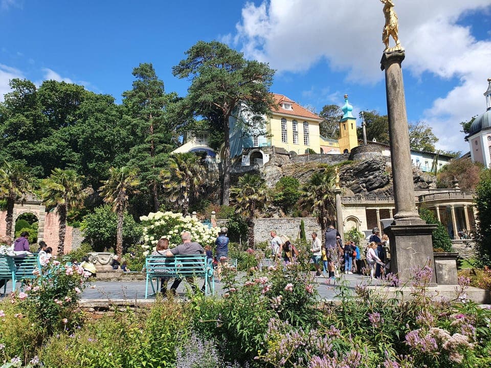 Portmerion 10 minutes drive away