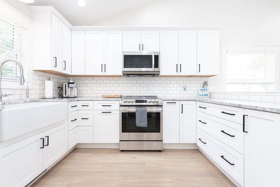 Open plan kitchen!