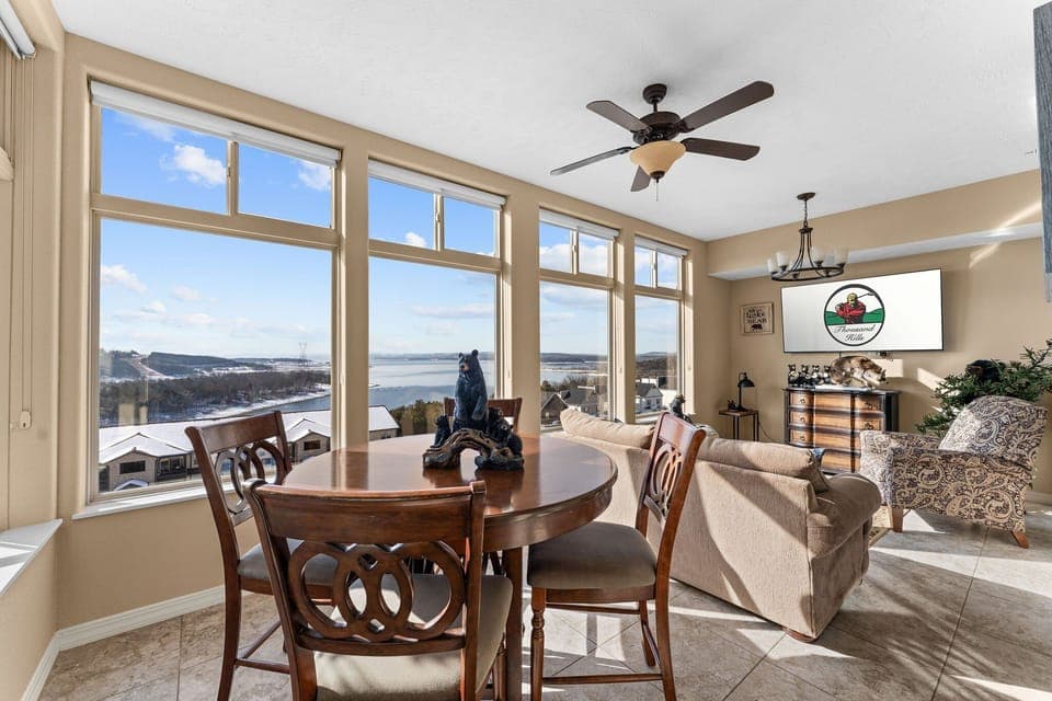 All-Season Sunroom with an Incredible Lake View