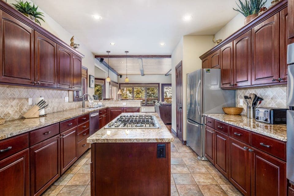 Large Kitchen with Gas Range