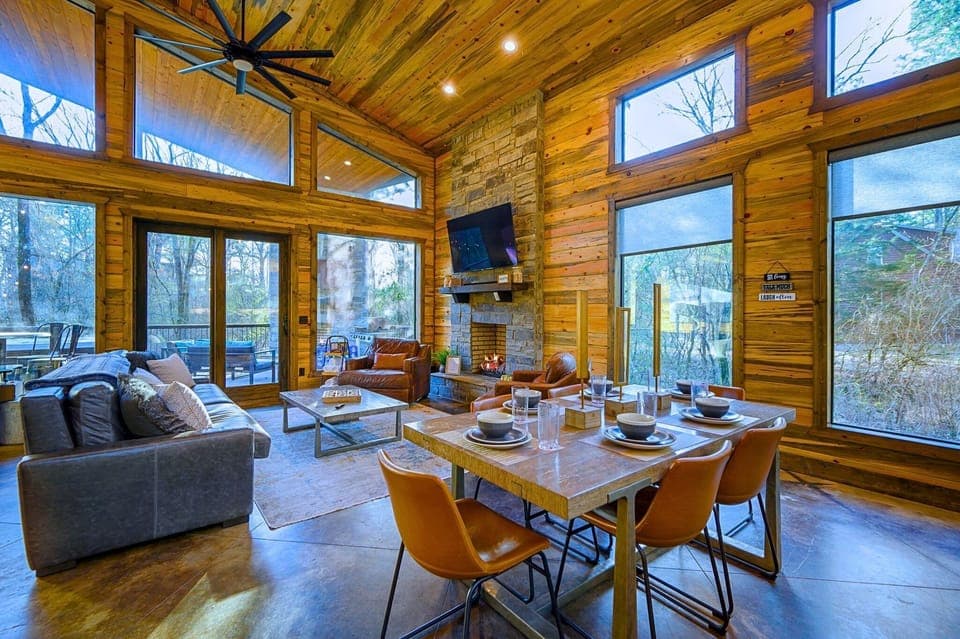 Spacious and open living area