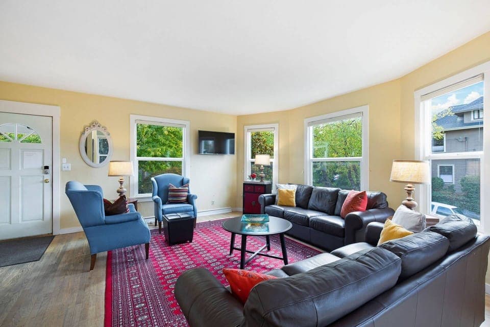 Welcome to this large beautiful light filled living