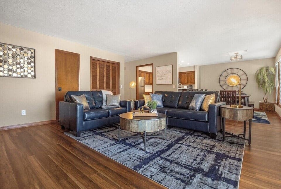 Spacious, open and inviting main living areas.