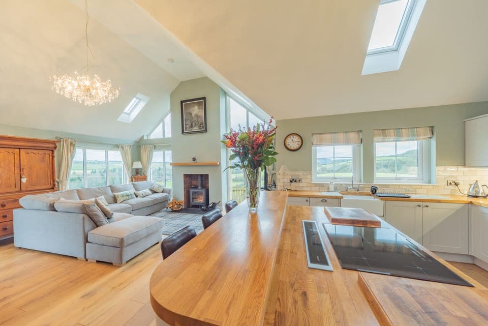 House | Living room | 30-inch TV with digital channels, fireplace