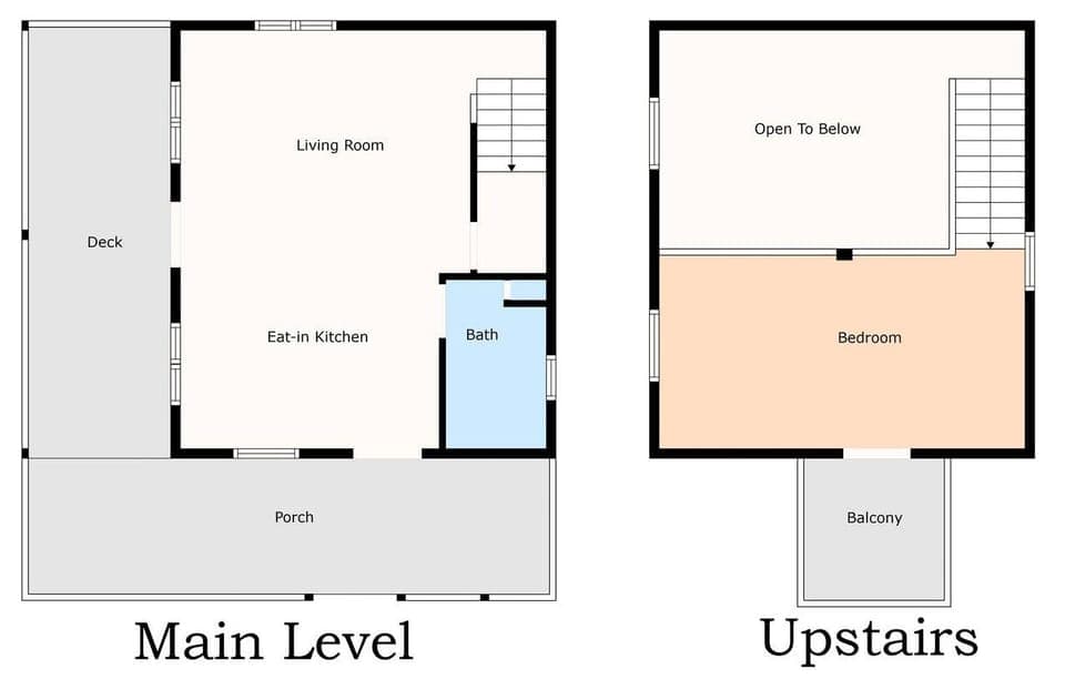 Floor plan up and down.