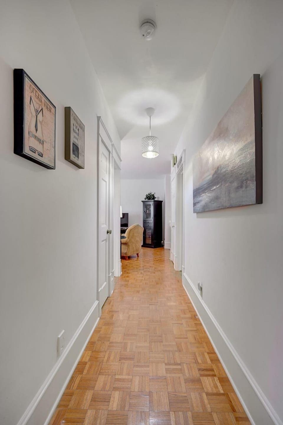 Hallway to the bedrooms.