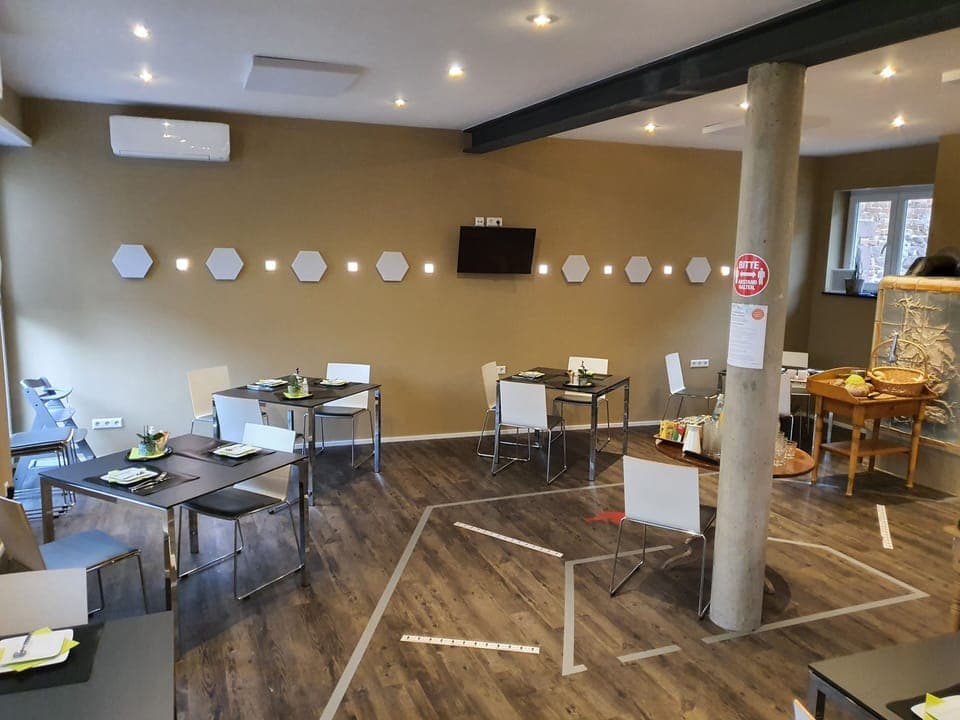 Daily buffet breakfast (EUR 12 per person)