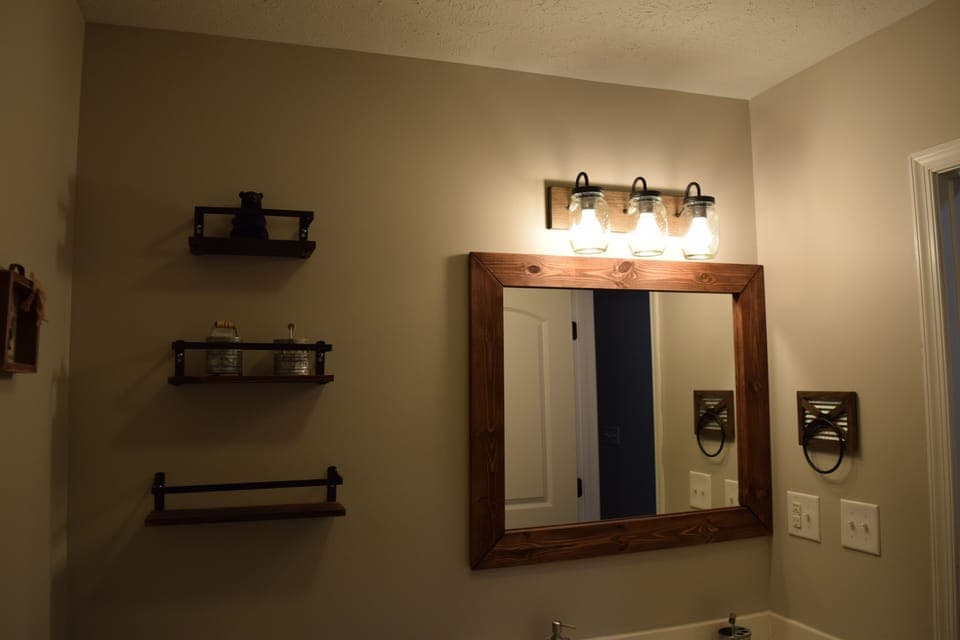 Hallway bathroom