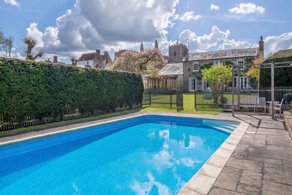 Gothic House Cottage, Clare: Swimming pool available by arrangement with the homeowner