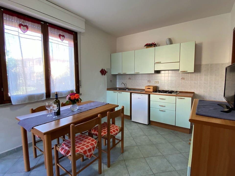 Furniture, Cabinetry, Countertop, Window, Kitchen, Drawer, Wood, Kitchen Stove, Table, Interior Design