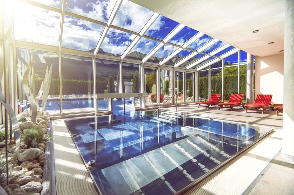 2 indoor pools, outdoor pool, pool umbrellas, sun loungers