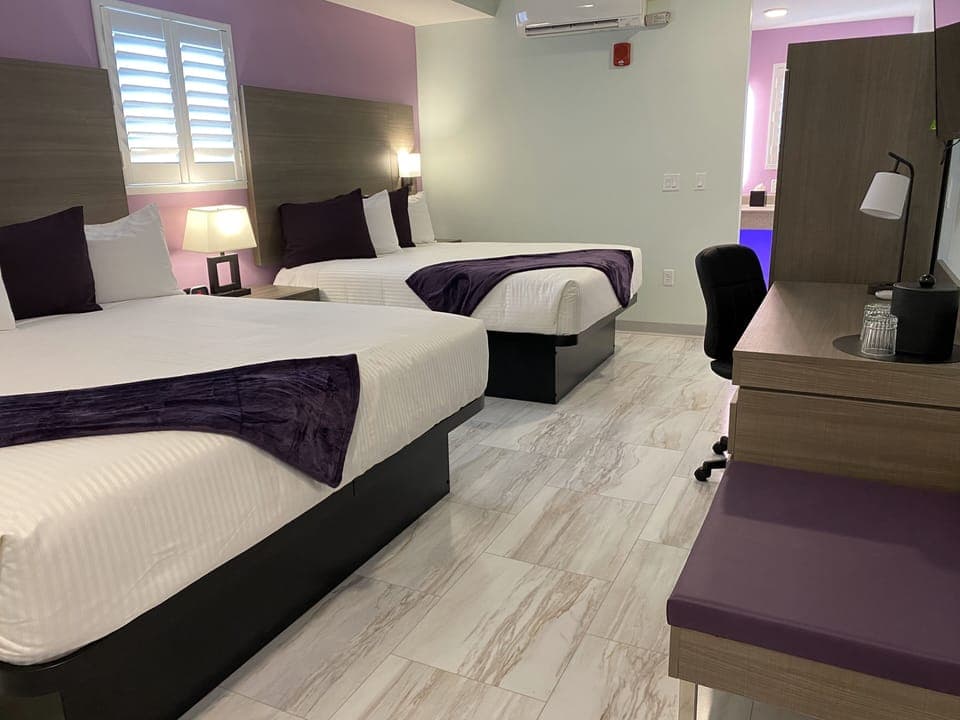 Room, Multiple Beds | Premium bedding, pillowtop beds, desk, laptop workspace