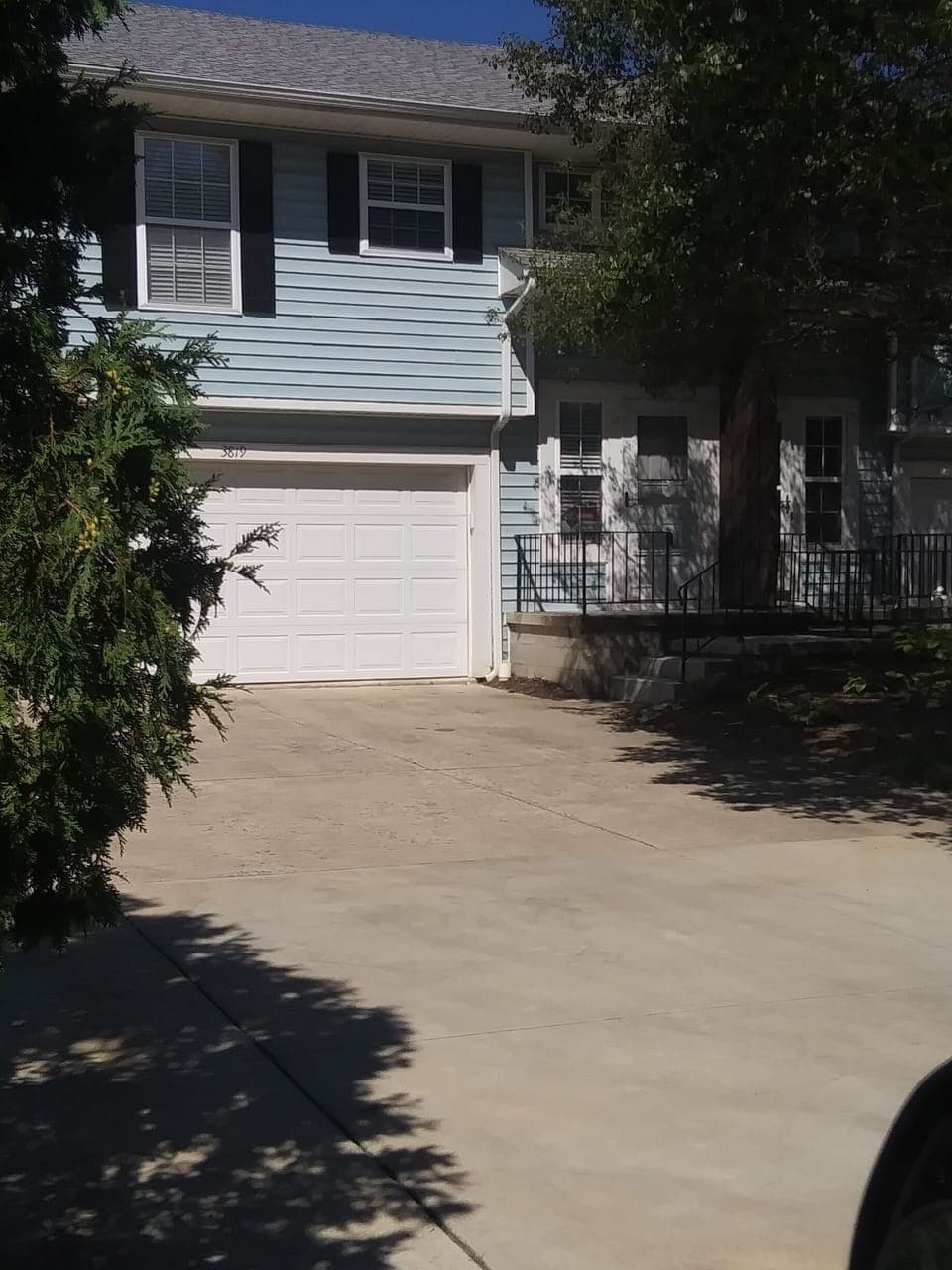 front of condo
