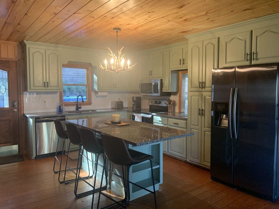 Newly remodeled kitchen. 