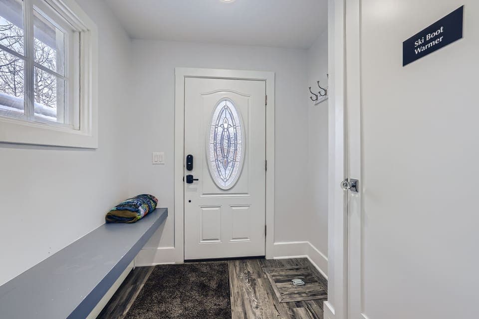Mud room at the back of the house (also where you will enter from).