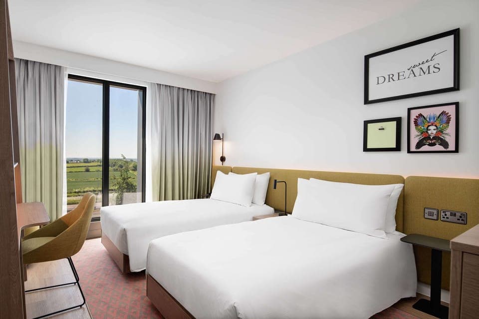 Twin Room, 2 Twin Beds | In-room safe, desk, laptop workspace, blackout drapes