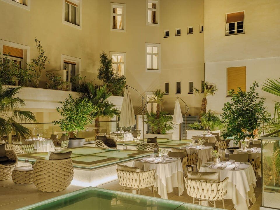 Breakfast served, local and international cuisine