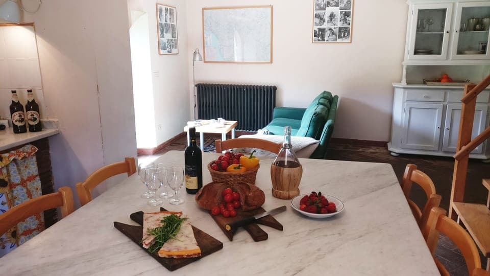 The owner leaves a nice welcome pack 