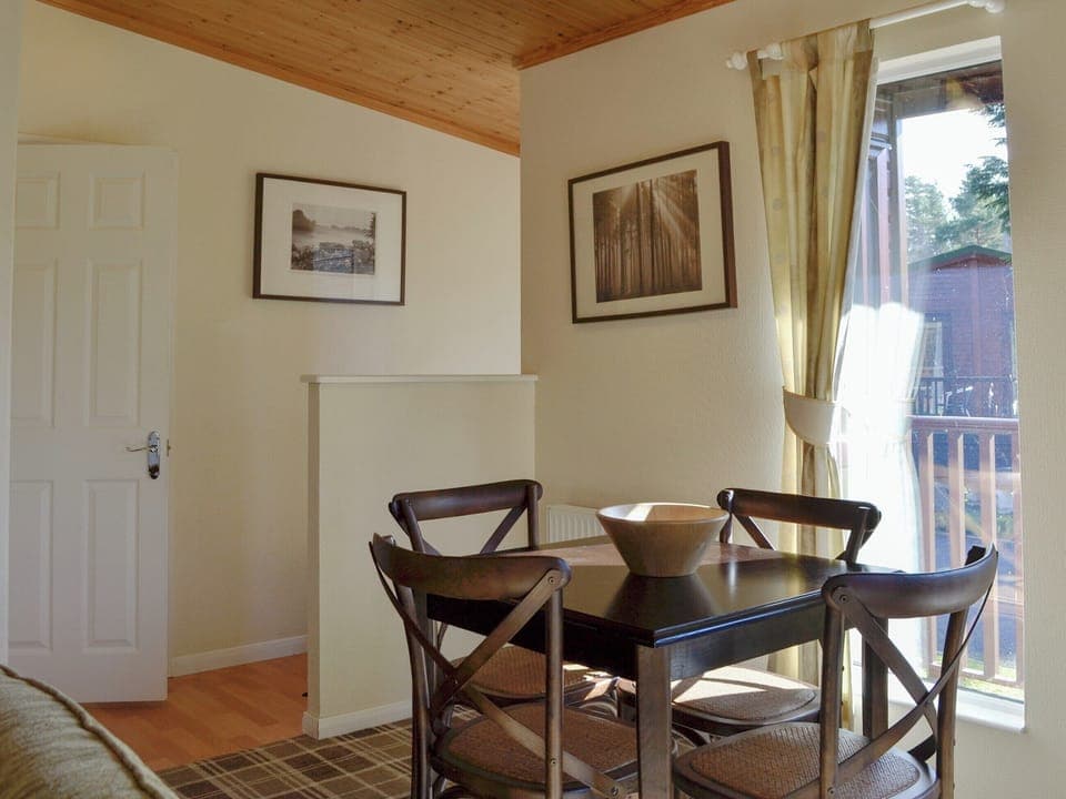 Dining Area | Royal Deeside Woodland Lodges- Lodge C - Royal Deeside Woodland Lodges, Dinnet, near Ballater
