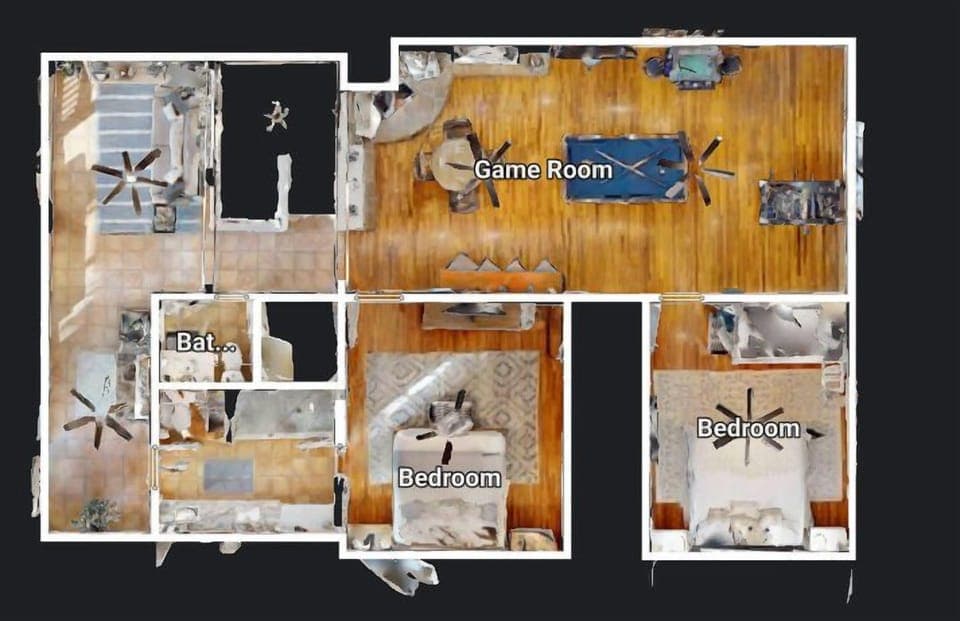 3D Game Room Level (Upstairs)