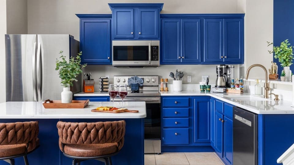Fully stocked kitchen for all of your Game Day or Graduation celebration needs.