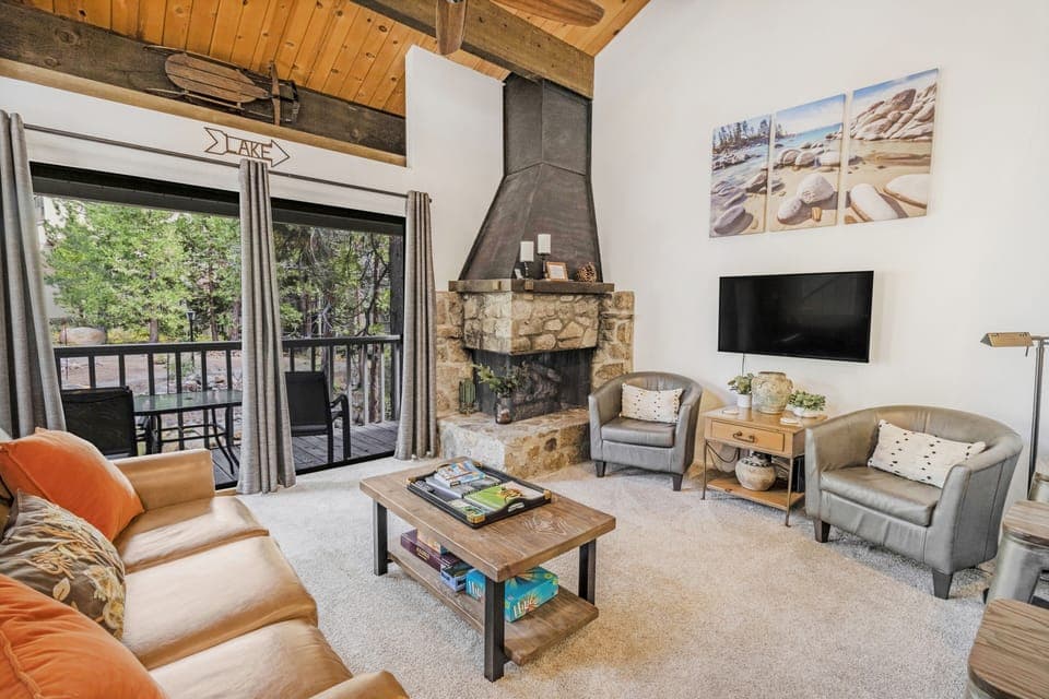Living room and upper patio dining table and chairs. 