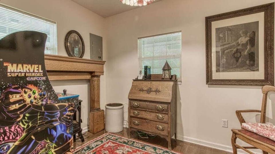 One of The Farmhouse's comfy bedrooms