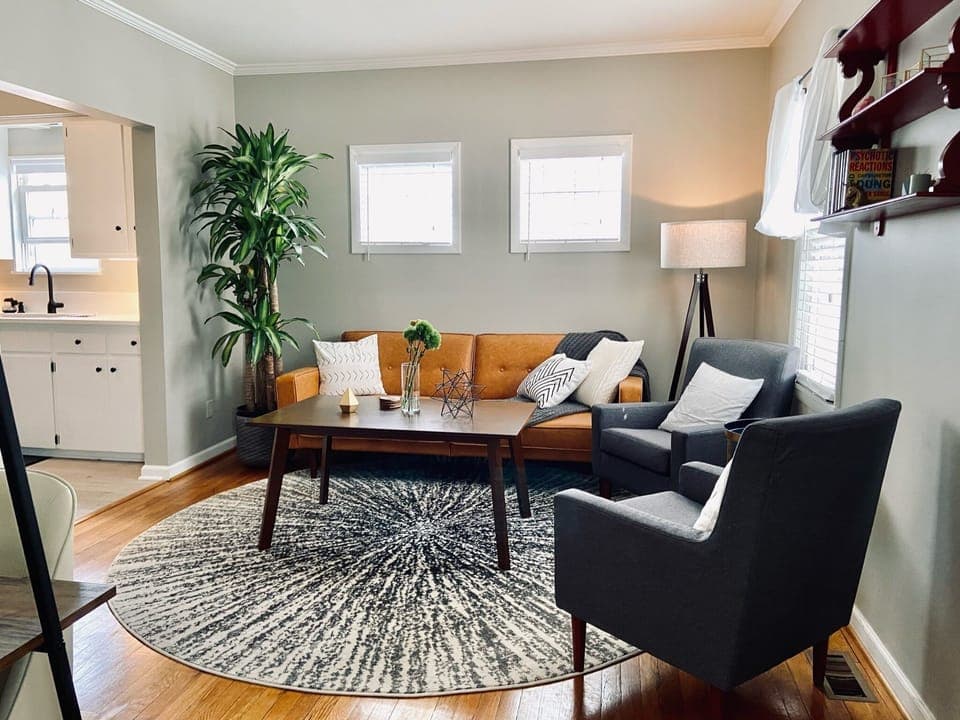Living room seating area